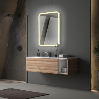 Зеркало с подсветкой ABBER See AG6106S 55см